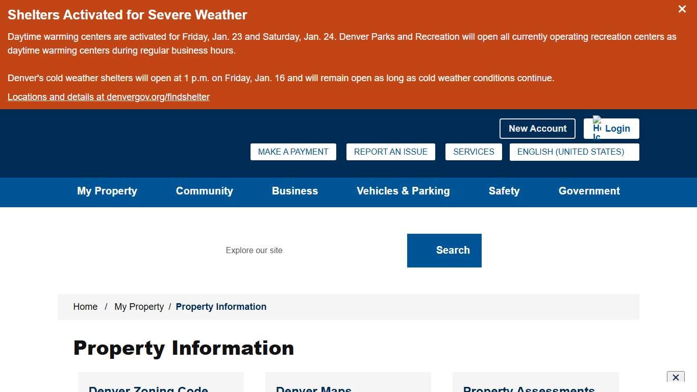 Property Information - City and County of Denver